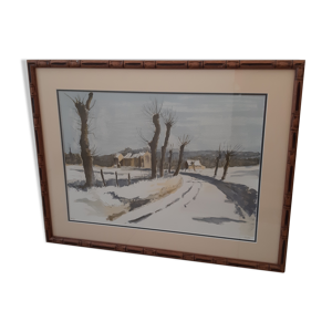 Lithographie pierre Courtois