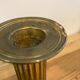 Pair of Louis XVI candlesticks in gilded bronze
