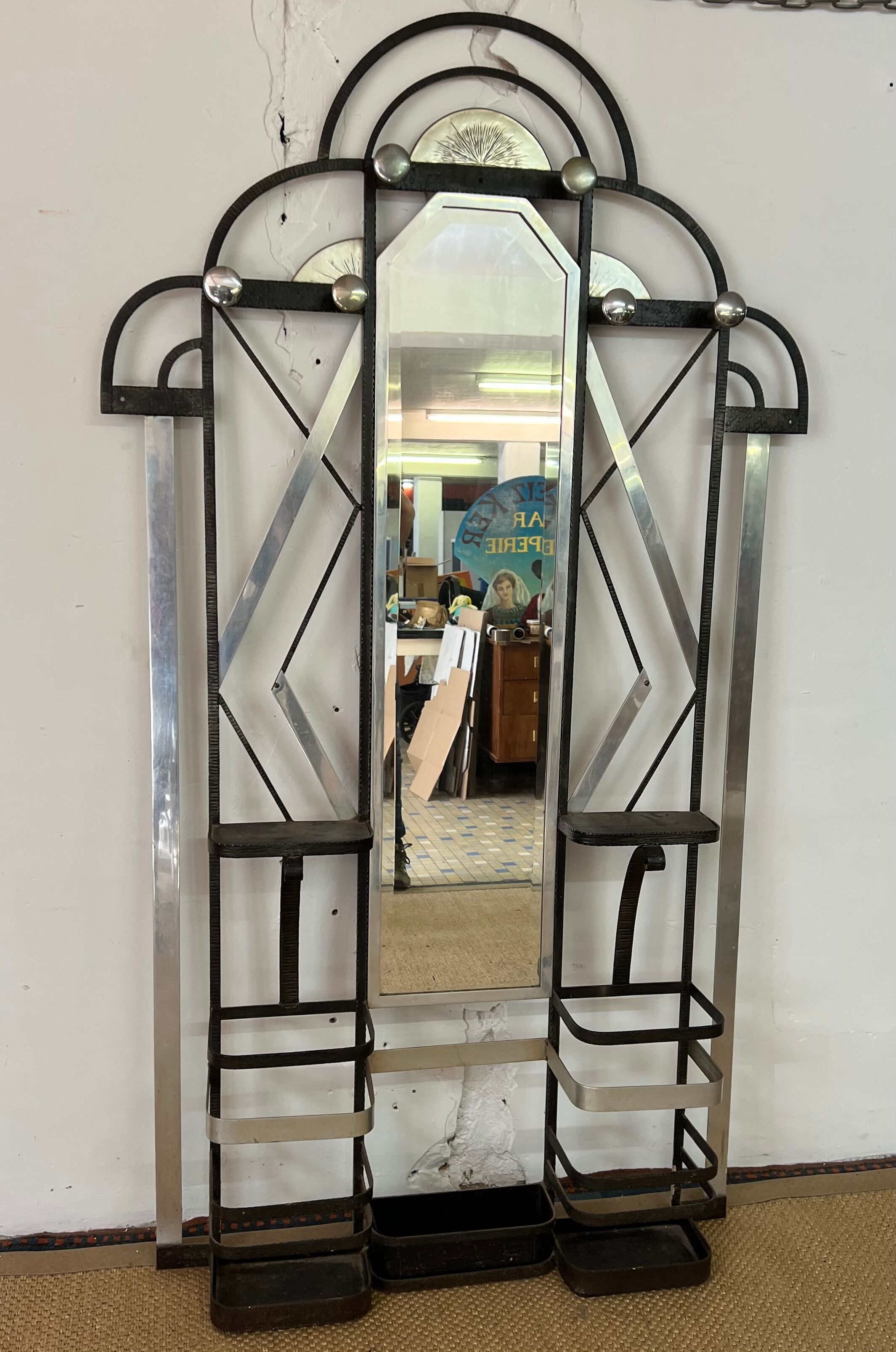 Coat racks art-deco wardrobe