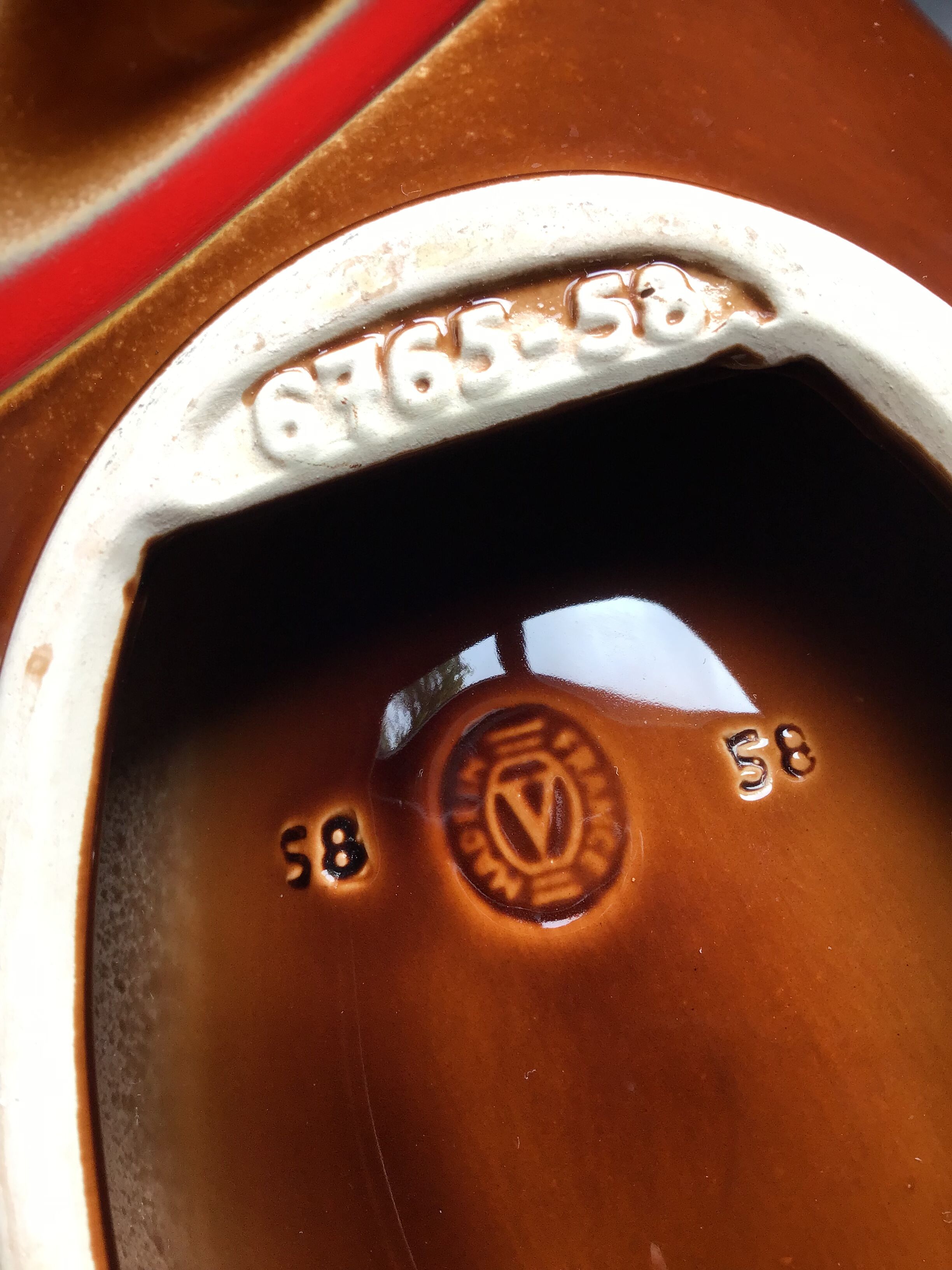 Verceram fruit cup, 50s-60s