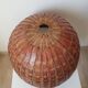 Ball wicker and rattan hanging lamp
