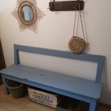 Vintage wooden church bench