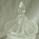 Louis Philippe style glass candy sugar bowl