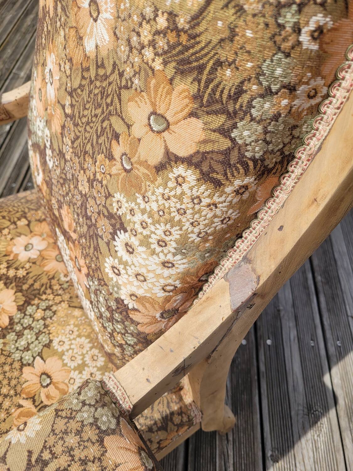 Antique Voltaire armchair