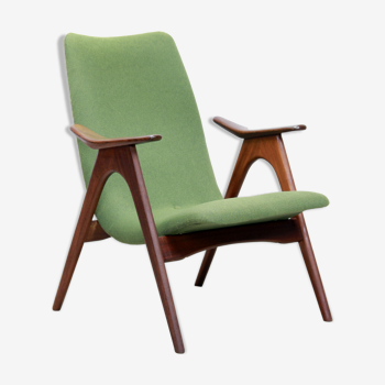 Teak dutch design armchair by Louis van Teeffelen for WeBe