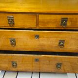 Solid walnut chest of drawers from the 1960s.
