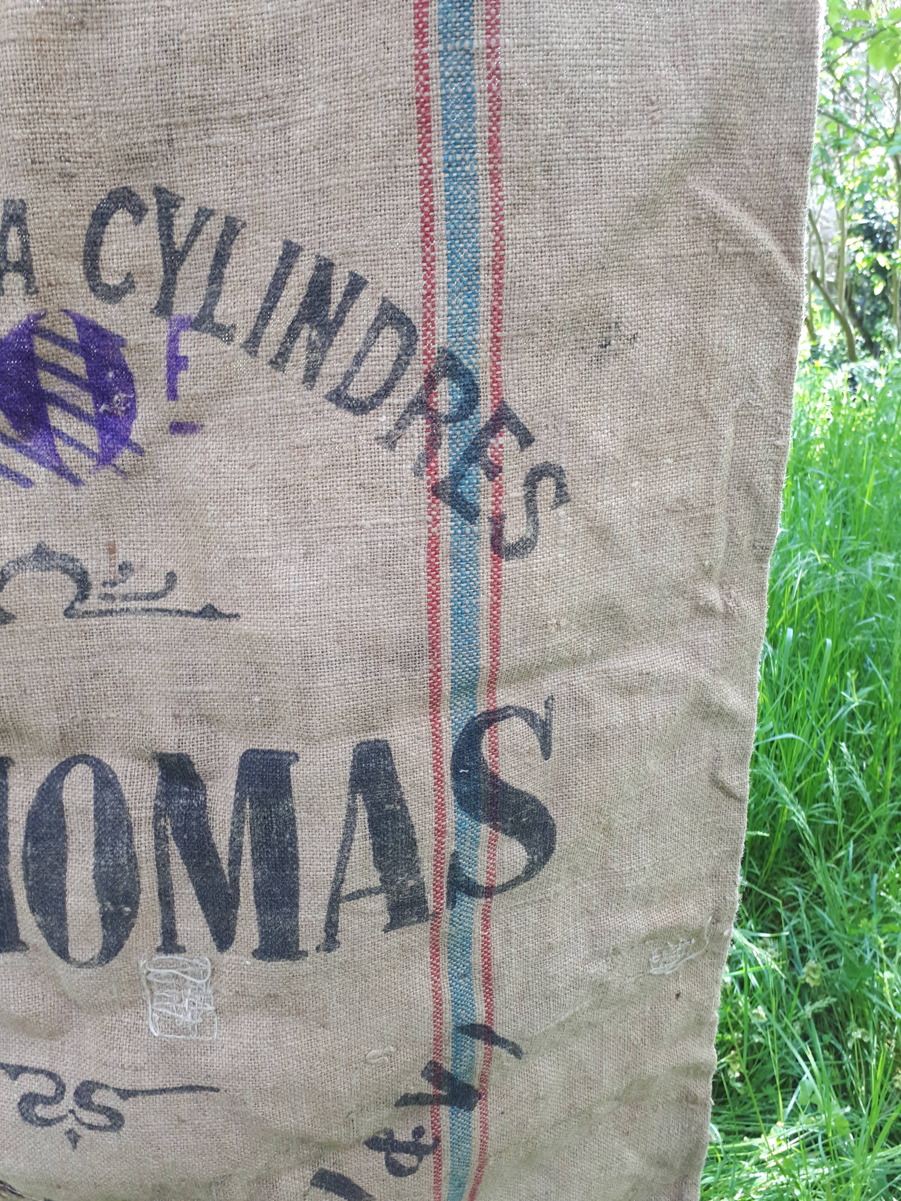 Burlap sack flour mill Thomas Brittany