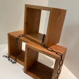 Solid wood cube