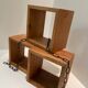 Solid wood cube