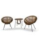 Vintage Rattan Lounge Set, 1960s