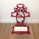 Castirone umbrella holder in enamelled cast iron