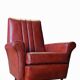 Vintage lounge, convertible Canape and 2 armchairs
