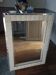 Grand miroir vintage velours capitonné