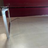 Glass coffee table