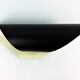 Black coiled metal spiral sconce 1960