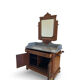 The antique walnut vanity , 19th century