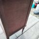 Empire style bedside table marble top