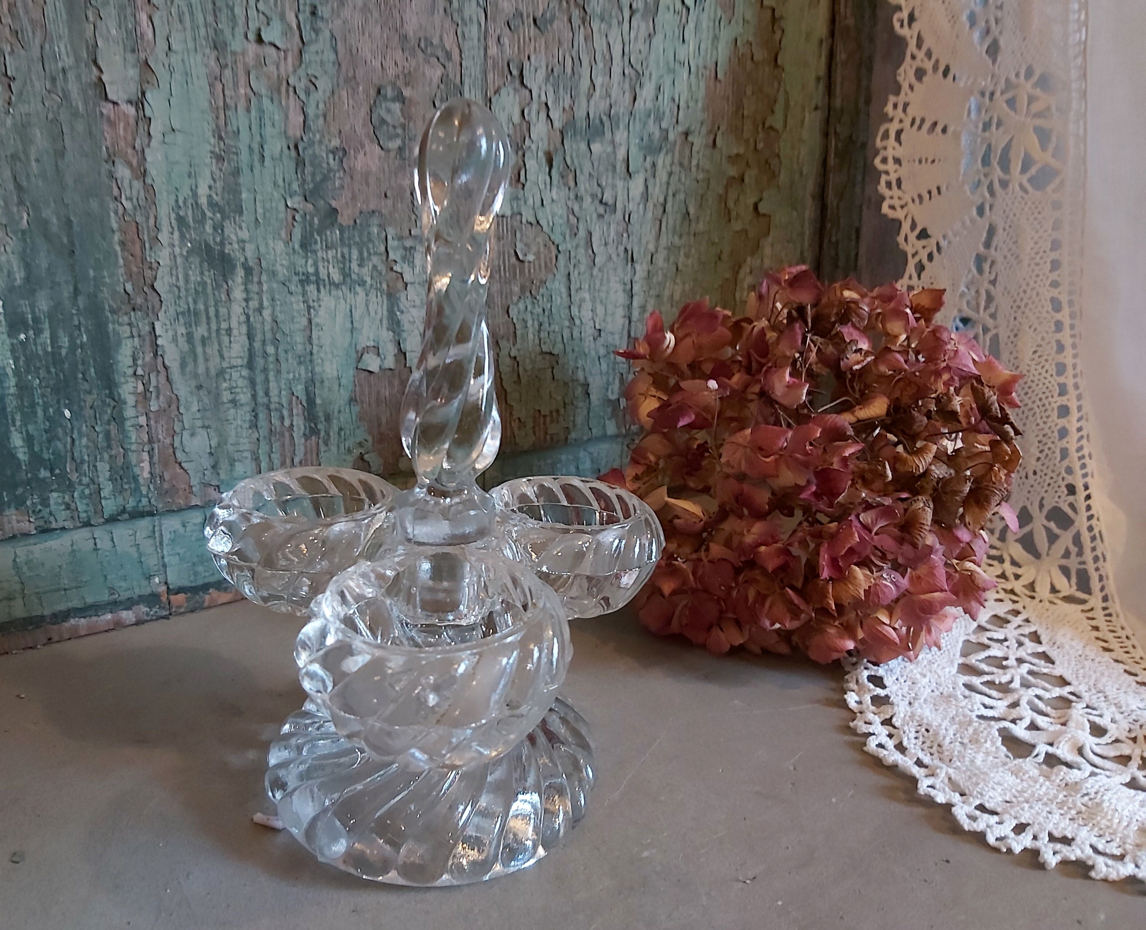 French vintage salt and pepper pinch pot, or spice holders