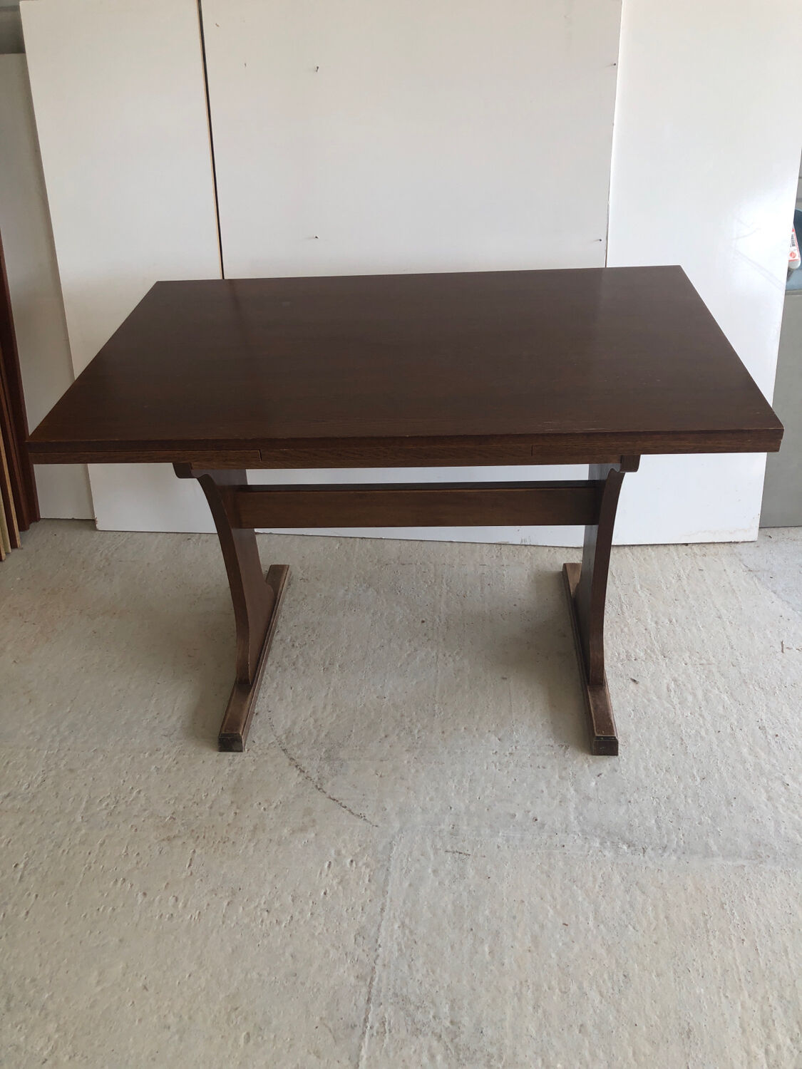 Table bistrot Vintage en bois avec rallonge
