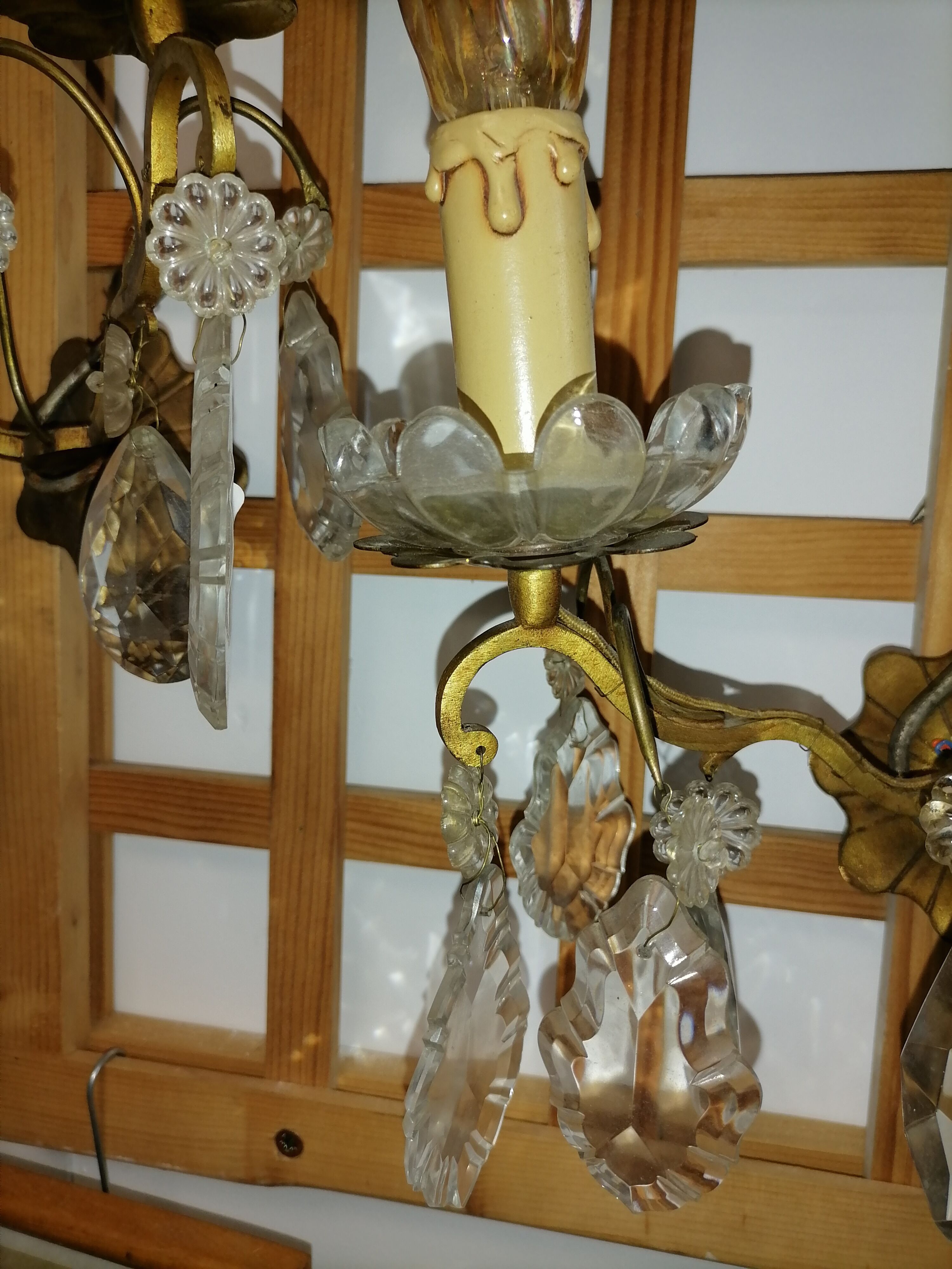 Pair of wall lamps