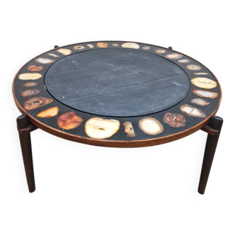 Vintage coffee table Agate & Stone