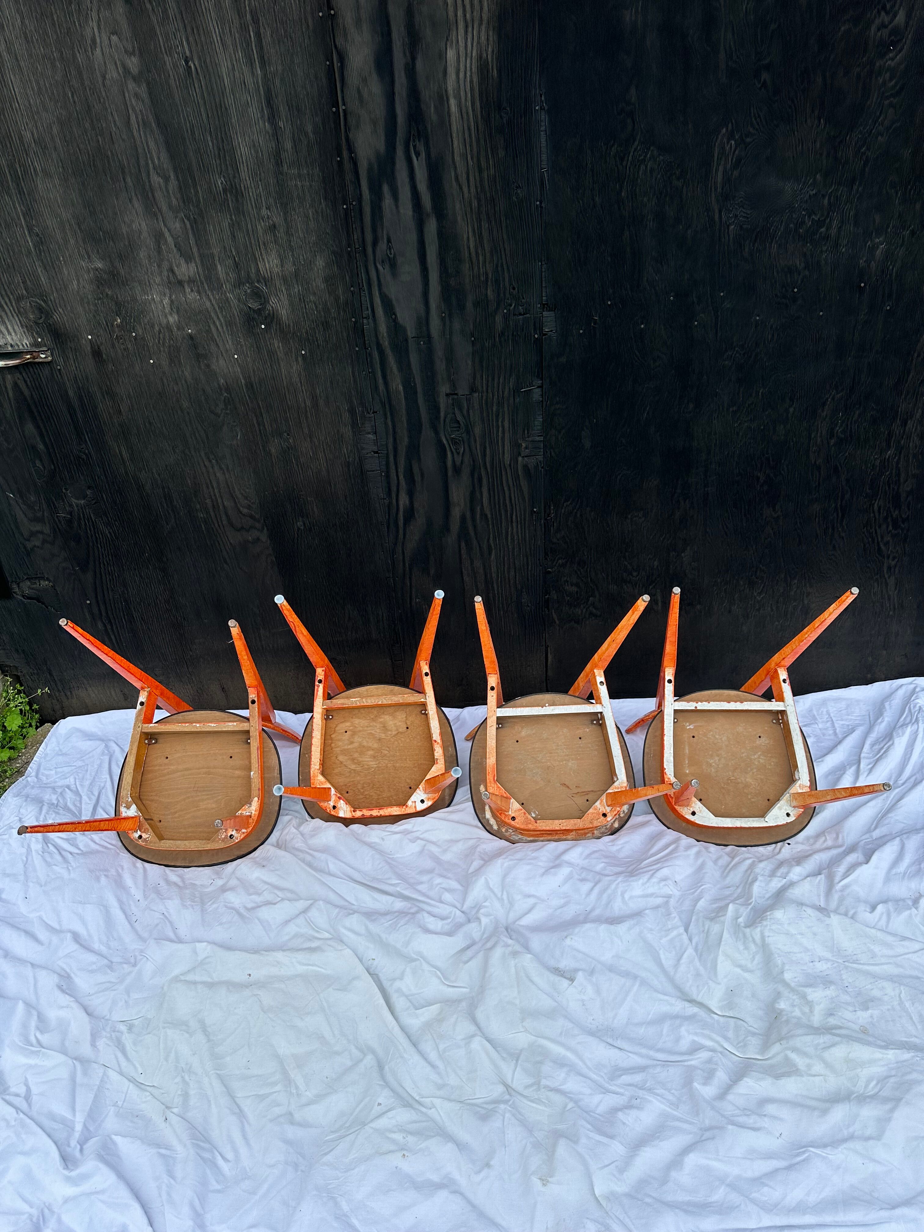 4 baumann chairs model fontania