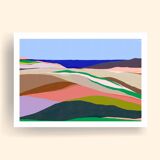 The Hills - Art print (A4)