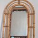 Vintage bamboo mirror