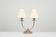 Art Deco lamp circa 1930 in nickel-plated brass