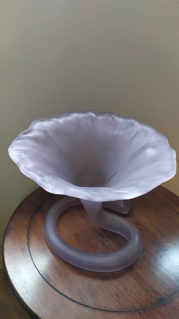 Coupe en verre soufflé