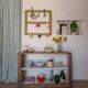 Antique walnut sideboard – Console, bathroom cabinet or kitchen sideboard