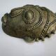 Masque passeport Baoulé en bronze