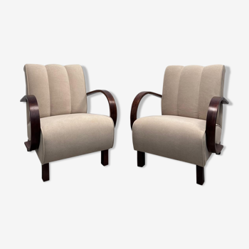 Armchairs by Jindrich Halabala for Up Závody 1940s