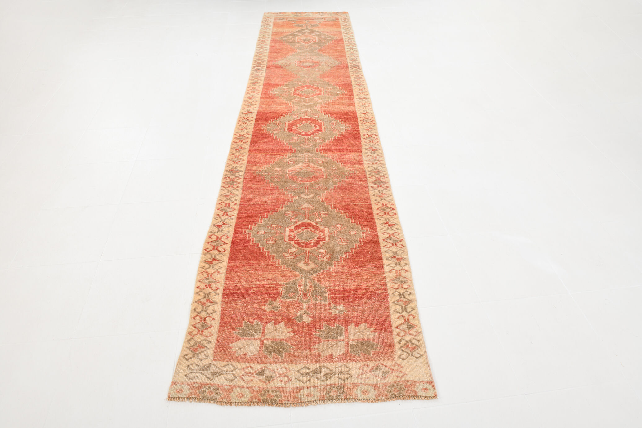 3x14 Extra Long Stair Turkish Runner, 92x425Cm