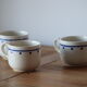 3 coffee cups made in england