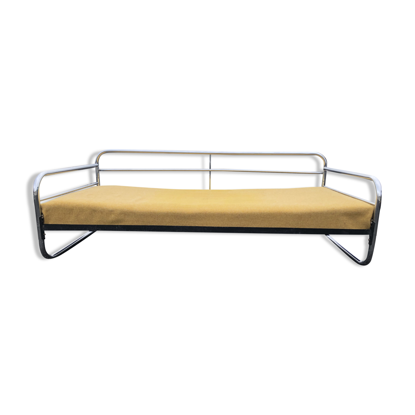 Chromed Bauhaus sofa or daybed, Czechoslovakia, 1930´s