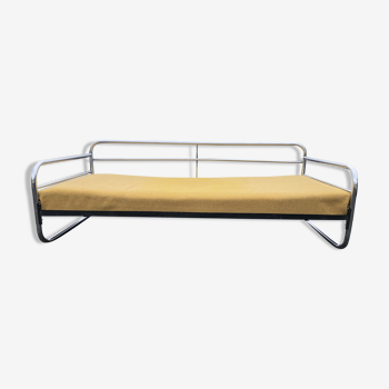 Chromed Bauhaus sofa or daybed, Czechoslovakia, 1930´s