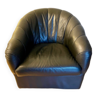 Black armchair