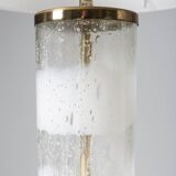 Pair of glass lamps by Bergboms Sweden 1970s