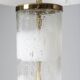 Pair of glass lamps by Bergboms Sweden 1970s