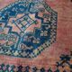 Afghan Carpet "Gül" Vintage – Wool – Exceptional Patina 205x132cm