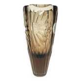 Art Deco vase, crystal, Moser, Czechoslovakia, 1930s