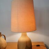 Design Studio Ceramic Lamp and Vase by Krösselbach, Set of 2, 1970s