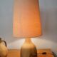 Design Studio Ceramic Lamp and Vase by Krösselbach, Set of 2, 1970s