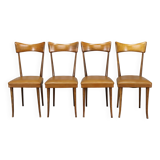 1950s Set of Four Italian Dining Chairs