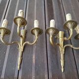 Appliques murales en bronze