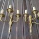 Antique bronze wall sconces