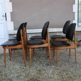 Série de  chaises Baumann Pégase