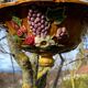 Drinking trough or floral cup in slurry