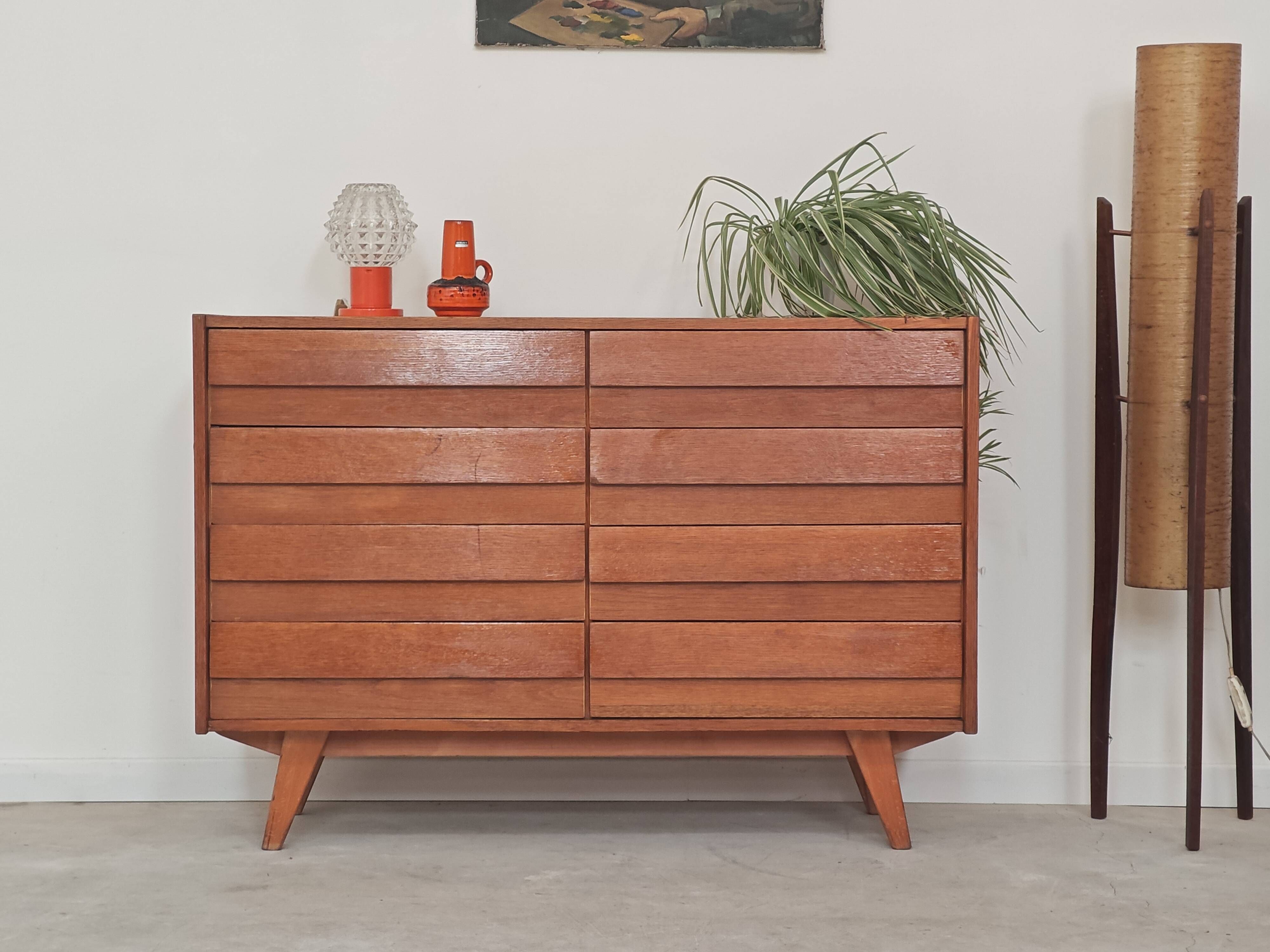 Commode U 453 bois par Jiri Jiroutek pour Interier Praha 1960